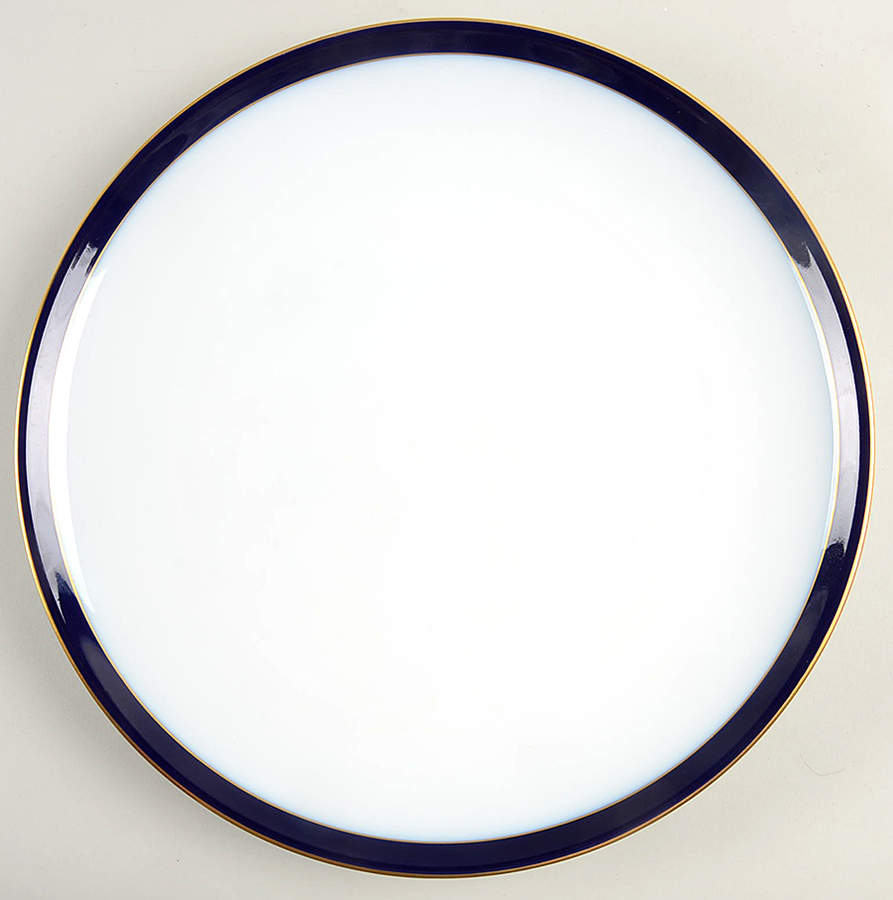 Kobalt (Coupe, Olivia Shape) 12" Chop Plate (Round Platter) by Hutschenreuther-1