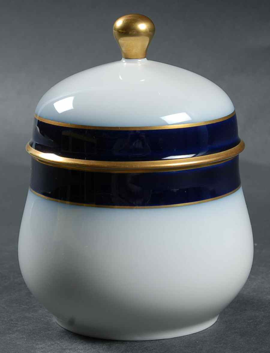 Kobalt (Coupe, Olivia Shape) Sugar Bowl & Lid by Hutschenreuther-1