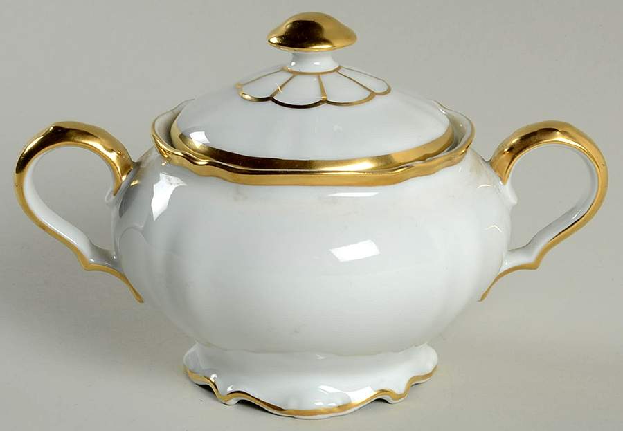 Lanark Sugar Bowl & Lid by Hutschenreuther-1