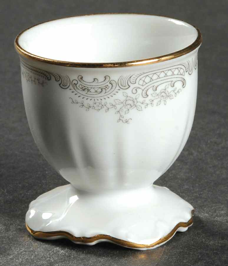Lorelei Loreley (Gold, White) Single Egg Cup by Hutschenreuther-1