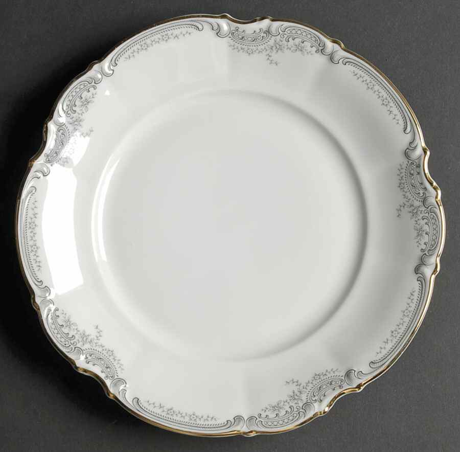 Lorelei Loreley (Gold, White) Luncheon Plate by Hutschenreuther-1
