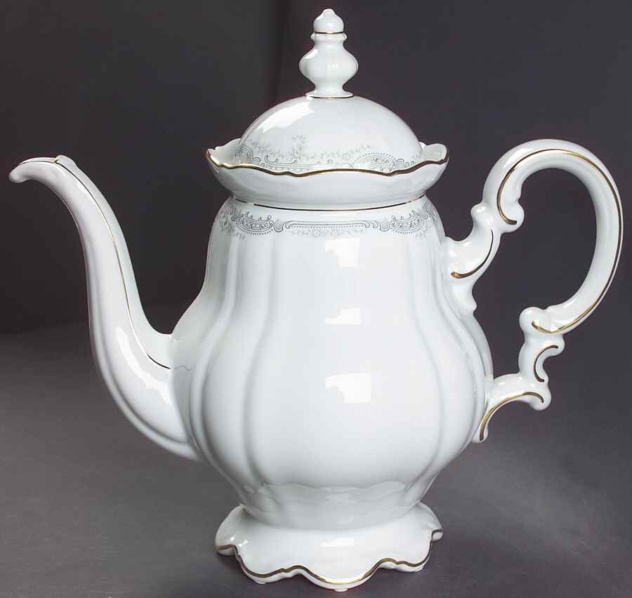 Lorelei Loreley (Gold, White) Coffee Pot & Lid by Hutschenreuther-1