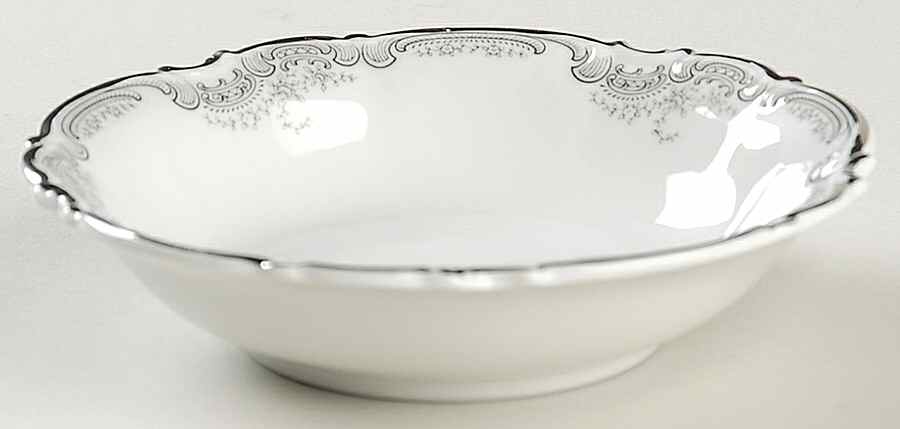 Lorelei Loreley (Platinum Trim) Fruit/Dessert (Sauce) Bowl by Hutschenreuther-1
