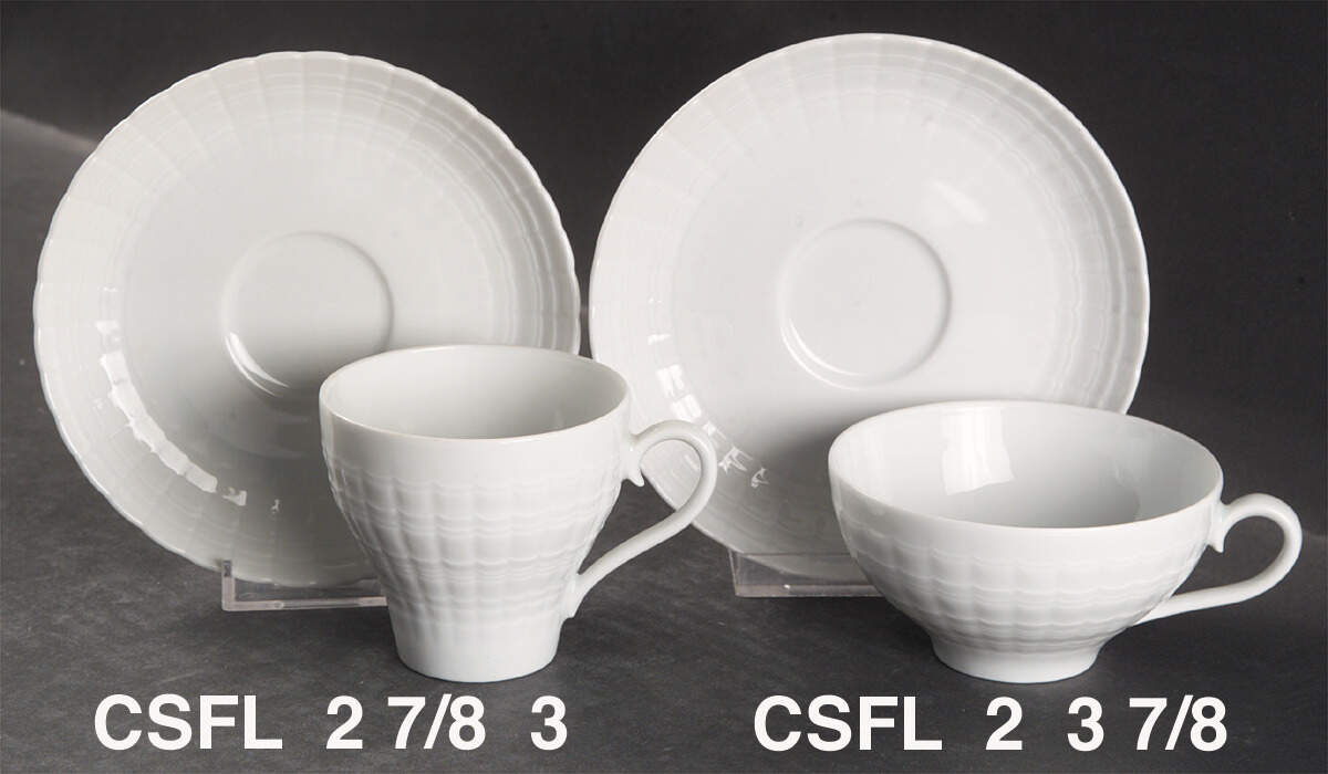 Lucina Flat Cup & Saucer Set by Hutschenreuther-1