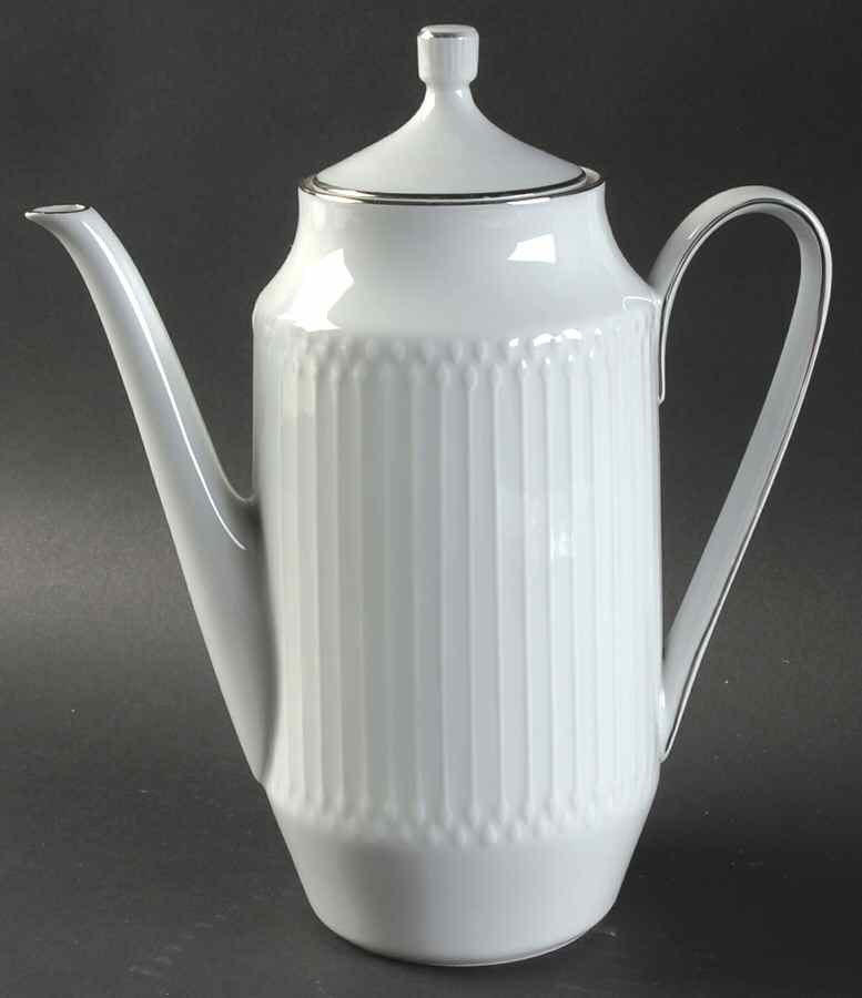 Luxor Platinum Coffee Pot & Lid by Hutschenreuther-1