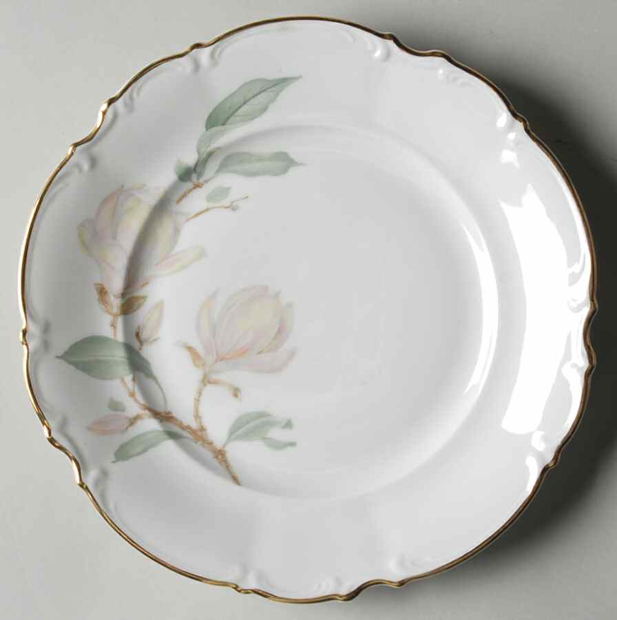 Magnolia (7948, Sylvia, White) Salad Plate by Hutschenreuther-1