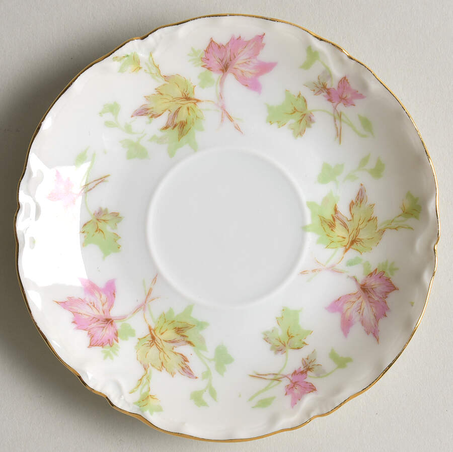 Maple Leaf (Scalloped) Saucer for Flat Demitasse Cup by Hutschenreuther-1