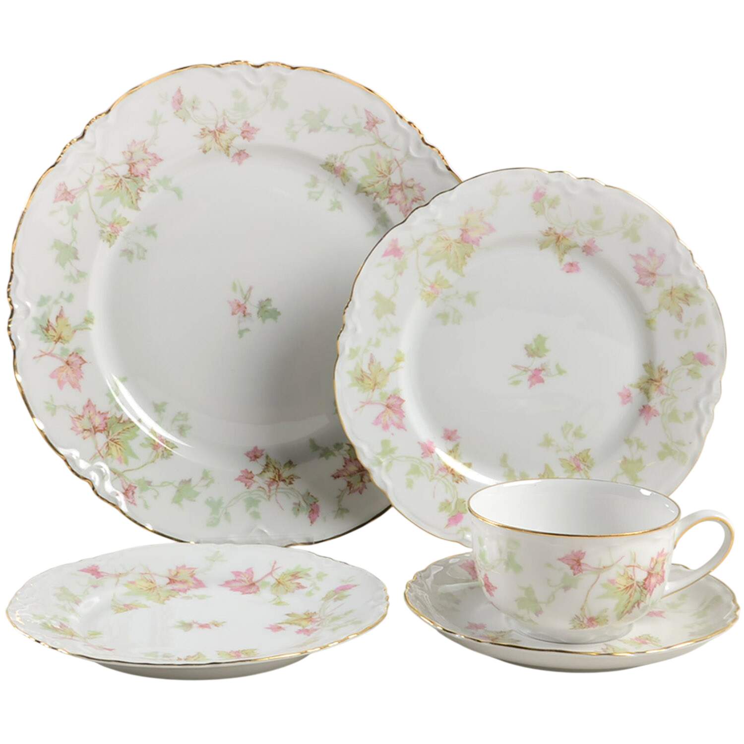 Maple Leaf (Scalloped) 40 Piece Estate Set by Hutschenreuther-1
