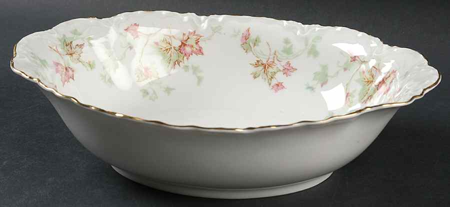 Maple Leaf (Scalloped) 10" Oval Vegetable Bowl by Hutschenreuther-1