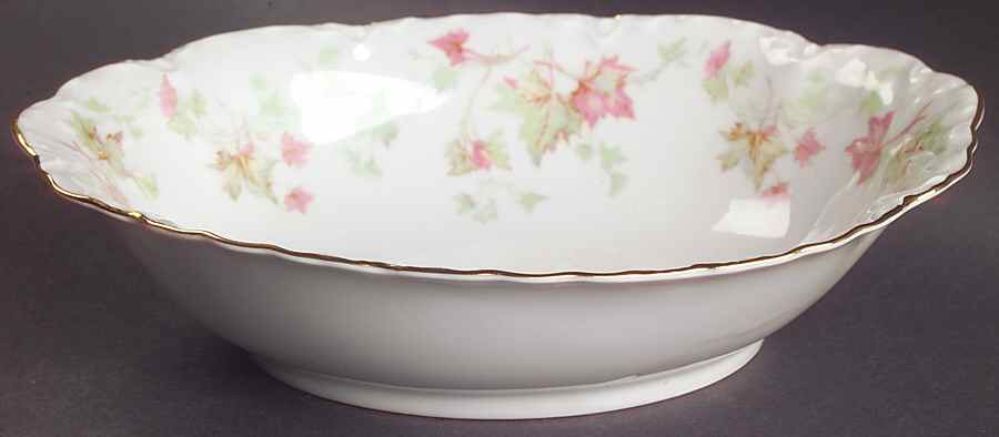 Maple Leaf (Scalloped) 8" Oval Vegetable Bowl by Hutschenreuther-1