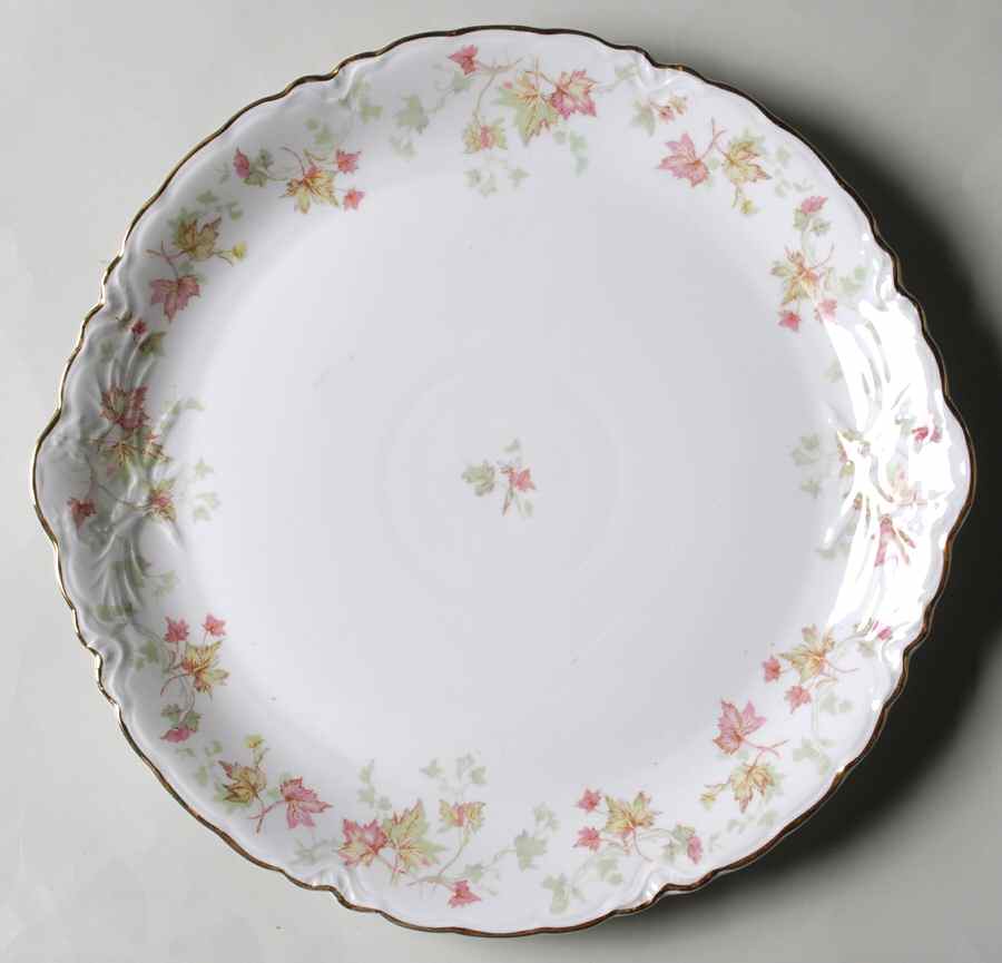 Maple Leaf (Scalloped) 13" Chop Plate (Round Platter) by Hutschenreuther-1