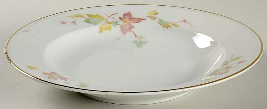Maple Leaf (Smooth) Rim Soup Bowl by Hutschenreuther-1