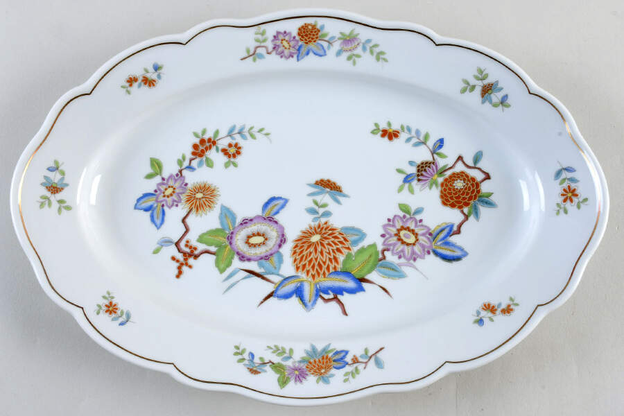 Mandalay 13" Oval Serving Platter by Hutschenreuther-1