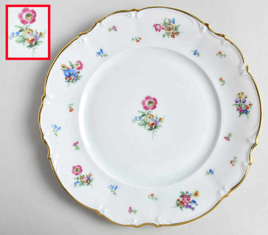 Mayfair (White, 7619) Dinner Plate by Hutschenreuther-1