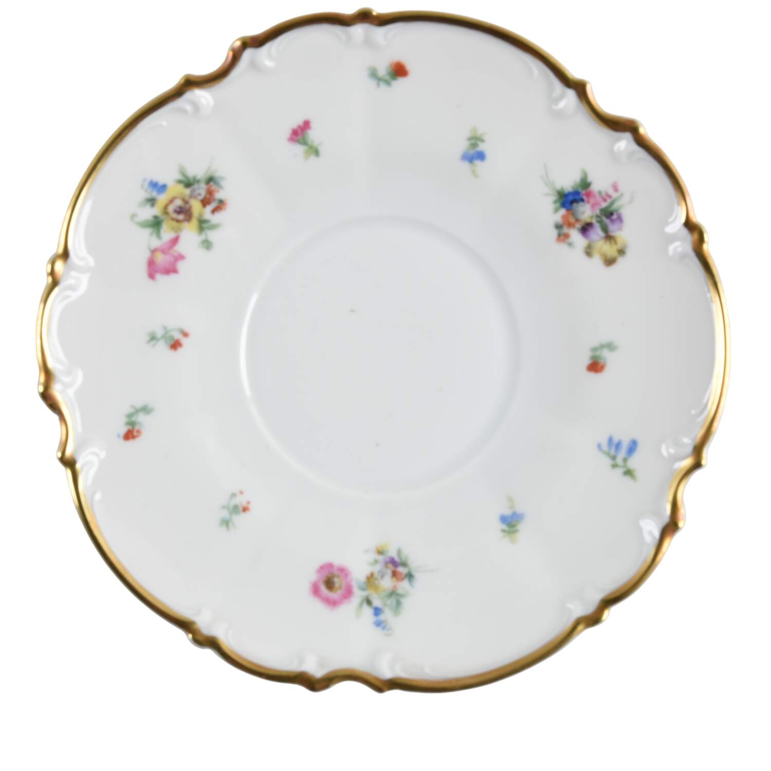 Mayfair (White, 7619) Saucer for Cream Soup Bowl by Hutschenreuther-1