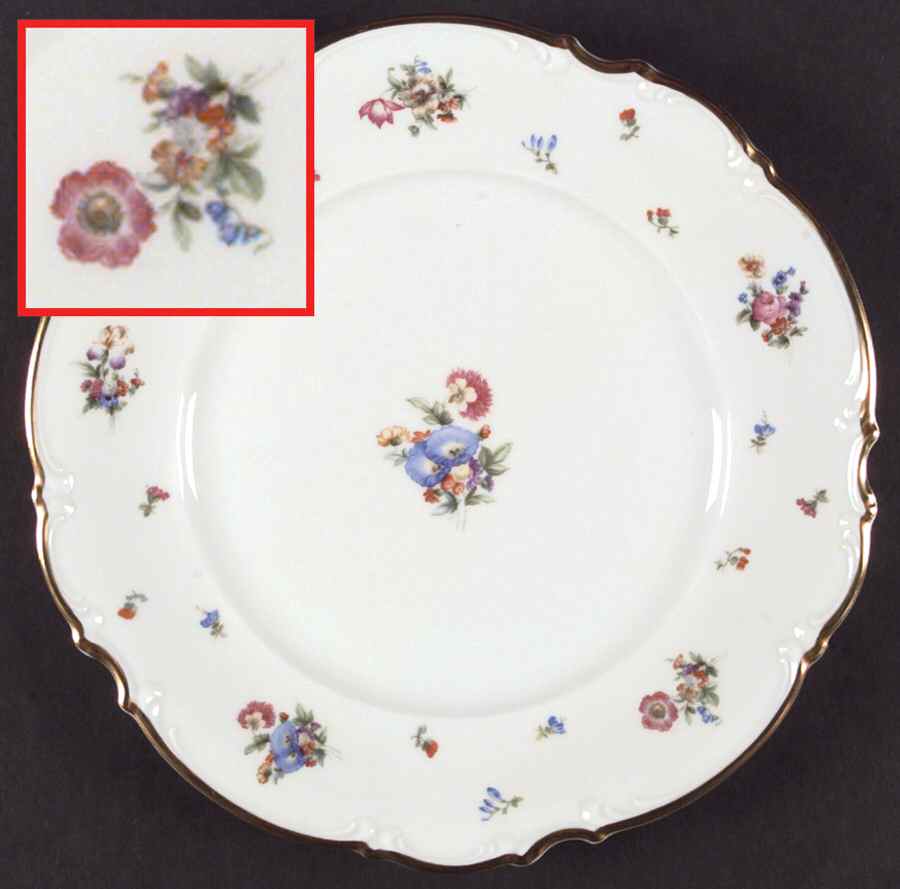 Mayfair (White, 7619) Dinner Plate by Hutschenreuther-1