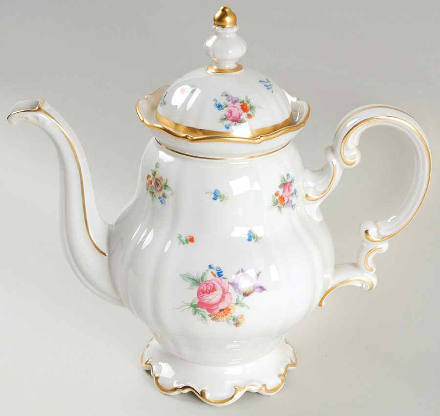 Mayfair (White, 7619) Small Coffee Pot & Lid by Hutschenreuther-1