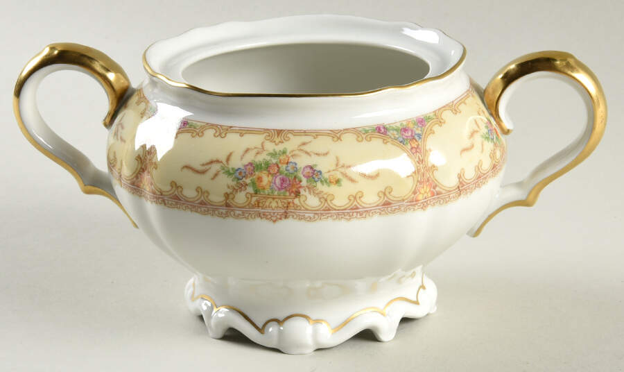 The Meadowbrook Sugar Bowl No Lid by Hutschenreuther-1