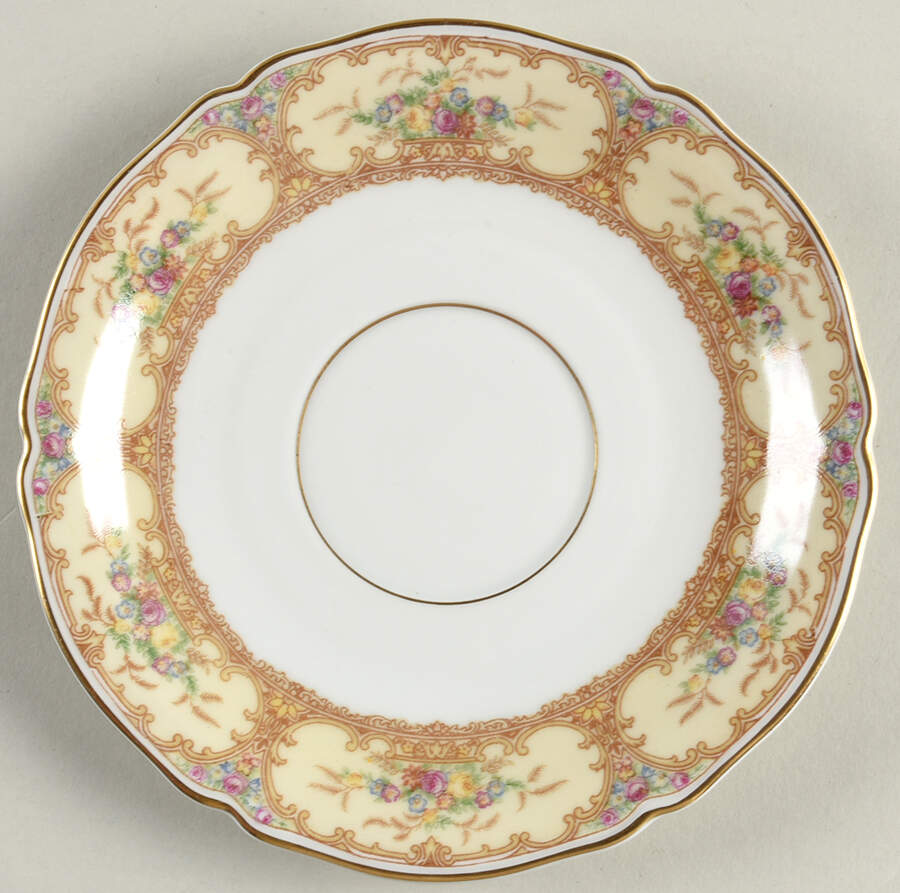 The Meadowbrook Saucer for Footed Cup by Hutschenreuther-1