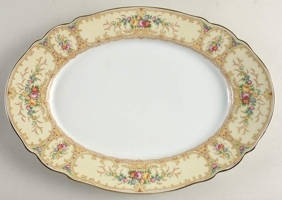 The Meadowbrook 15" Oval Serving Platter by Hutschenreuther-1