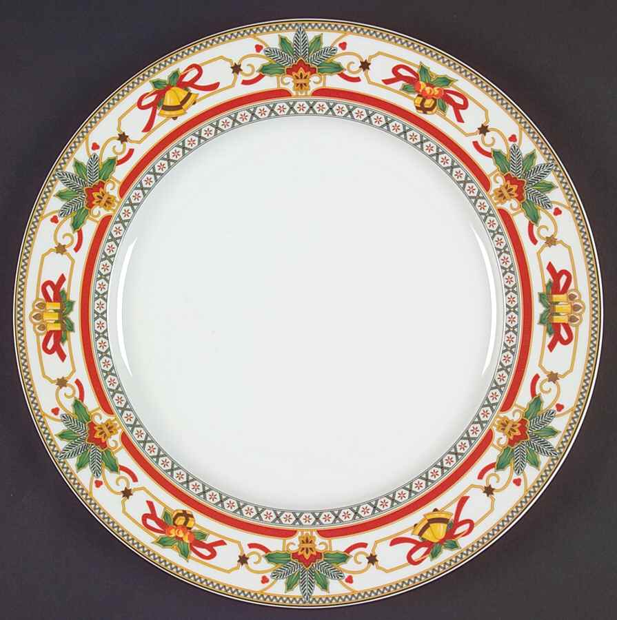 Merry Christmas Service Plate (Charger) by Hutschenreuther-1