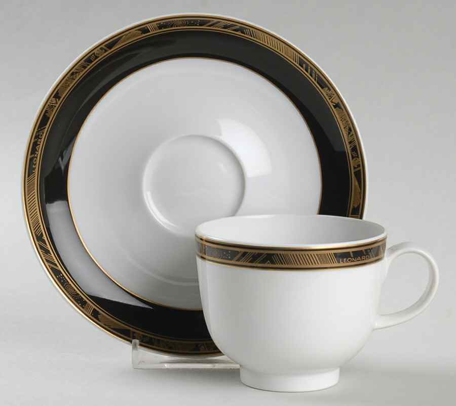 Milano (Galleria Line) Flat Cup & Saucer Set by Hutschenreuther-1