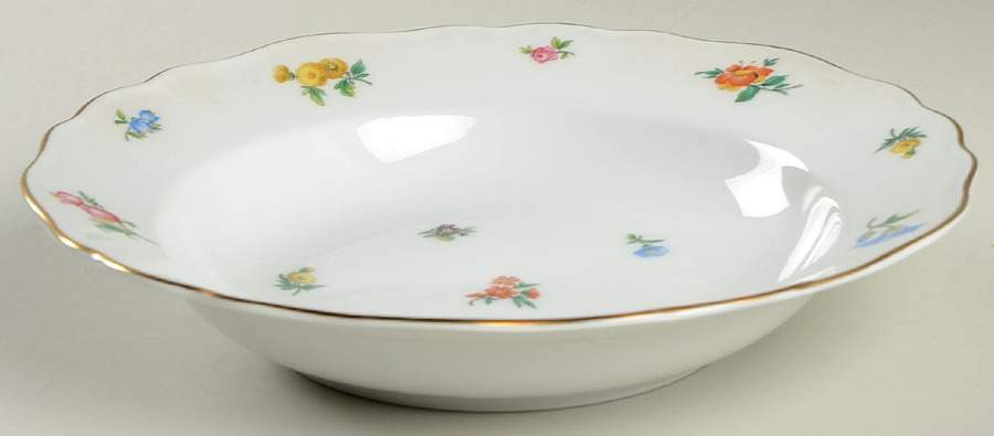 Mirabell Large Rim Soup Bowl by Hutschenreuther-1