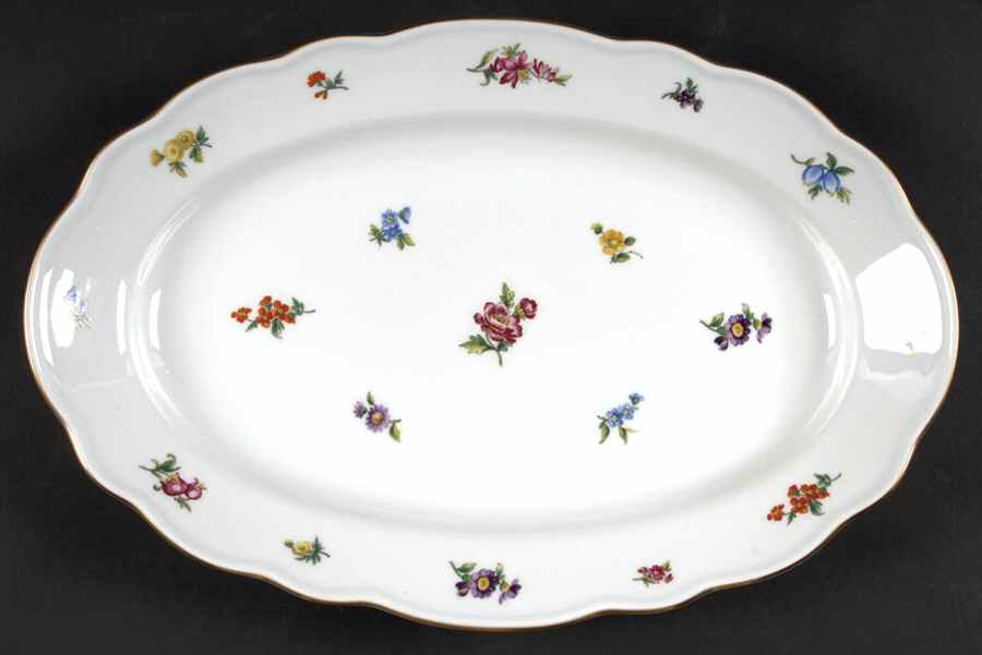 Mirabell 15" Oval Serving Platter by Hutschenreuther-1