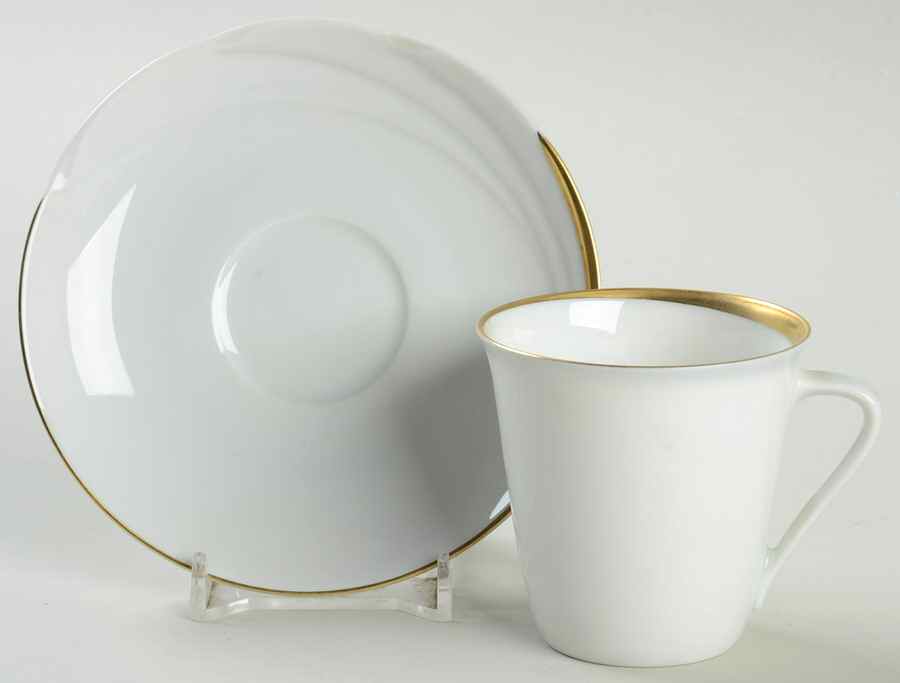 Mondial Flat Demitasse Cup & Saucer Set by Hutschenreuther-1