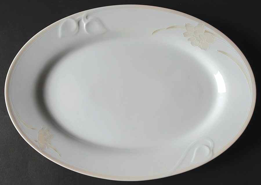 Montparnasse 15" Oval Serving Platter by Hutschenreuther-1