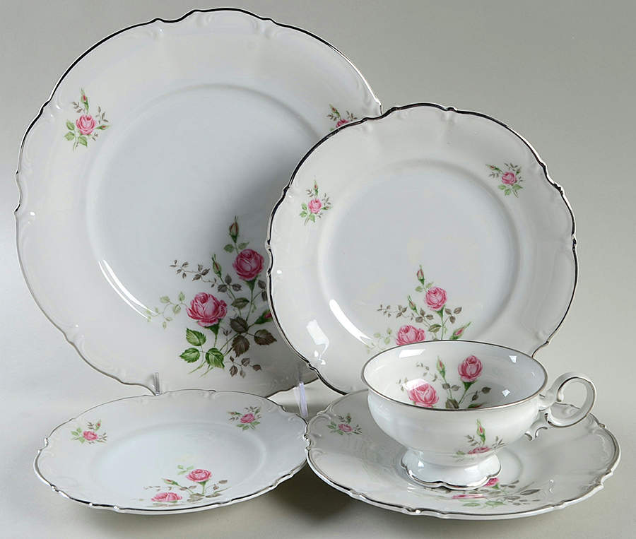 Moss Rose 5 Piece Place Setting by Hutschenreuther-1