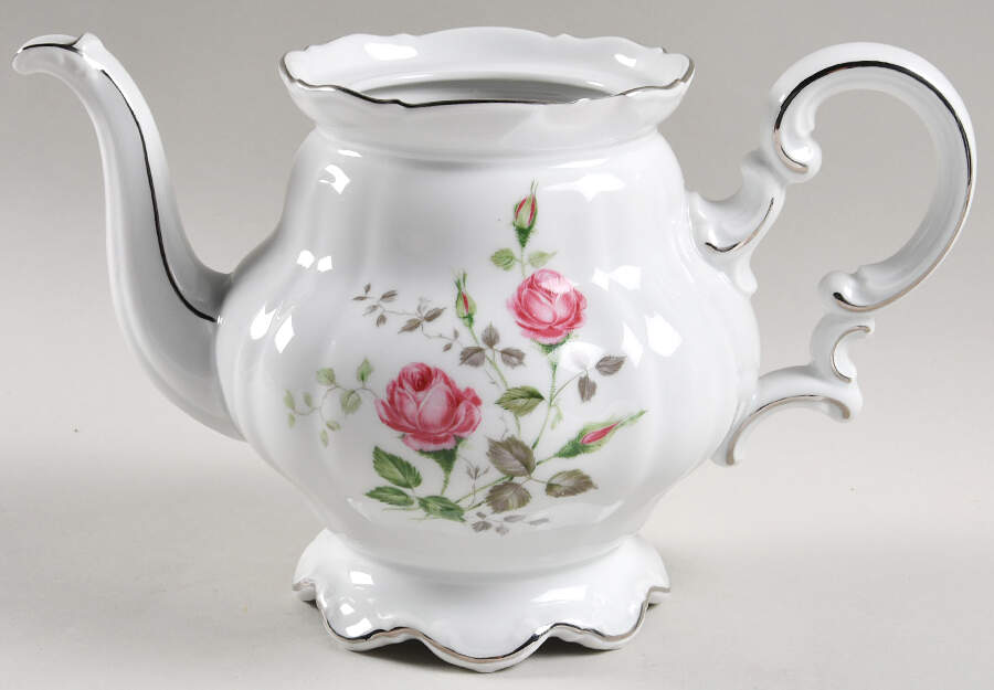 Moss Rose Teapot No Lid by Hutschenreuther-1