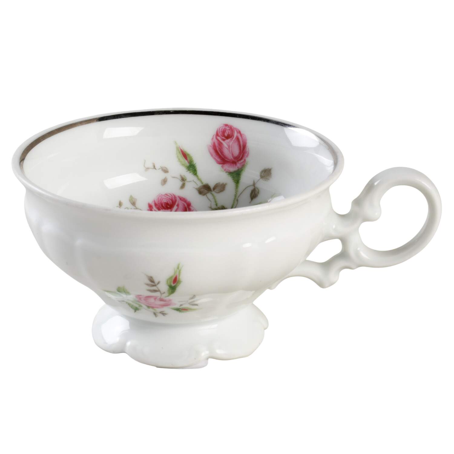 Moss Rose Footed Cup by Hutschenreuther-1