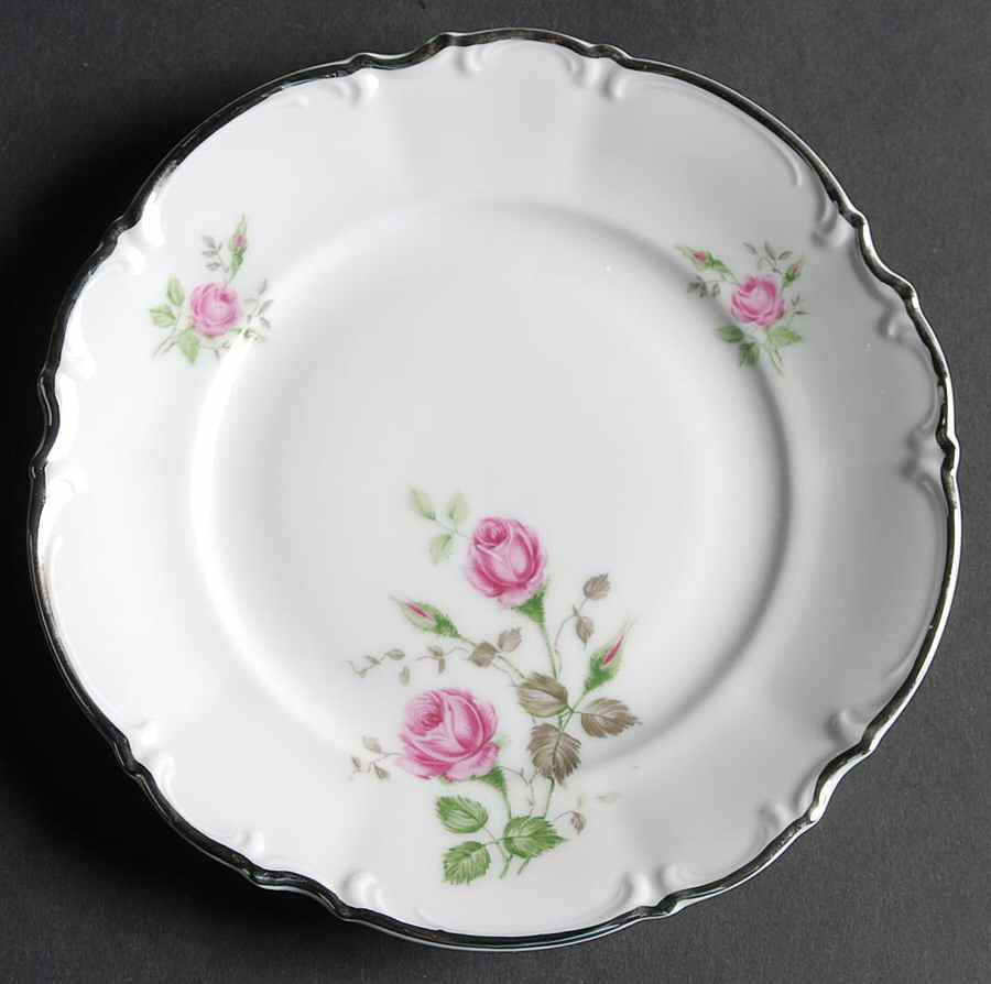 Moss Rose Bread & Butter Plate by Hutschenreuther-1