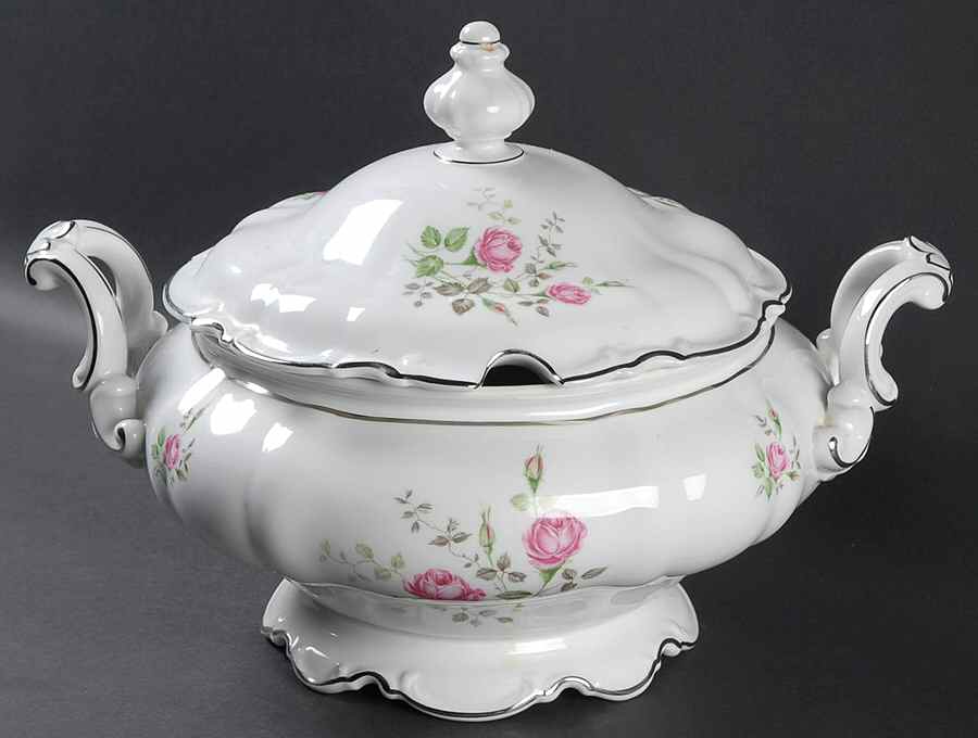 Moss Rose Tureen &  Lid by Hutschenreuther-1