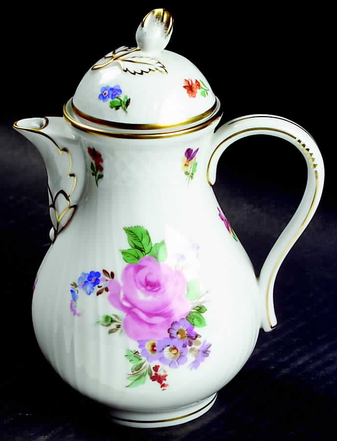Moritzburg Small Coffee Pot & Lid by Hutschenreuther-1