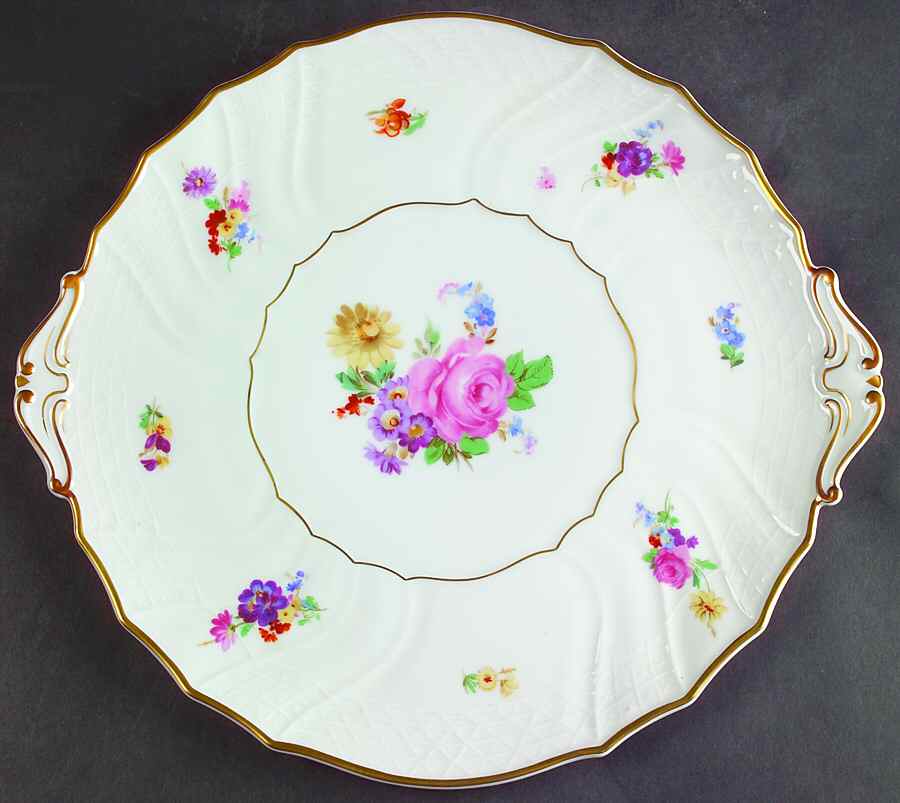 Moritzburg Handled Cake Plate by Hutschenreuther-1