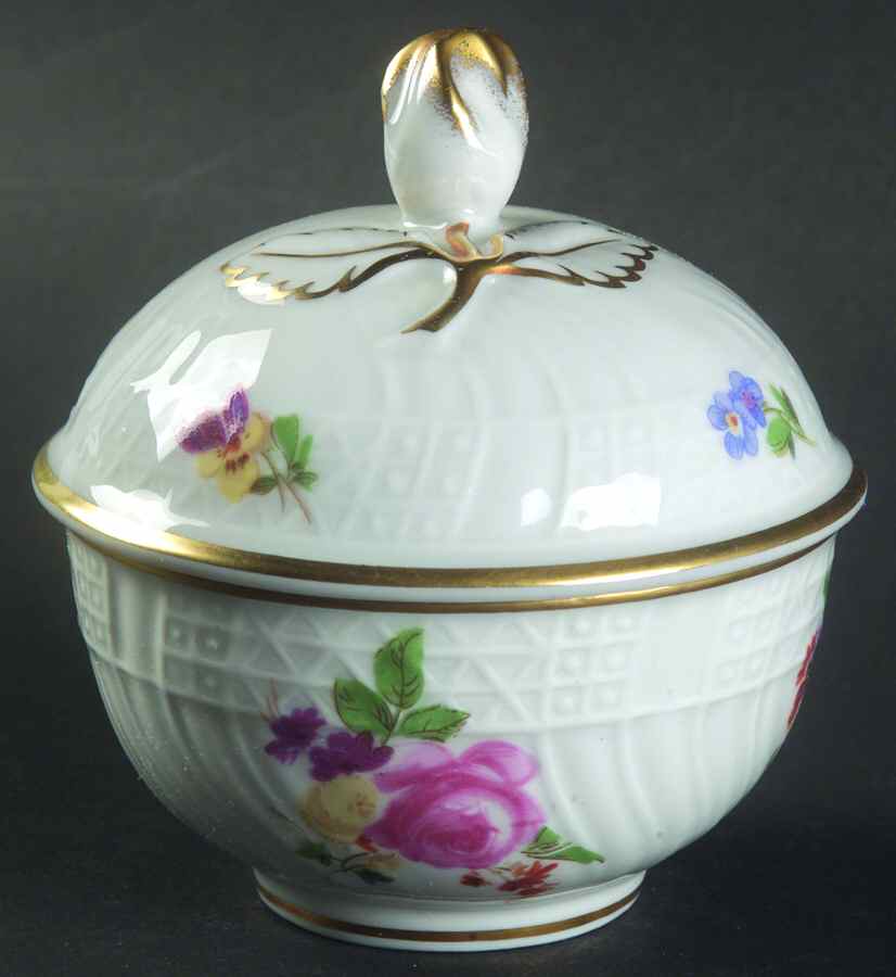 Moritzburg Mini Sugar Bowl & Lid by Hutschenreuther-1