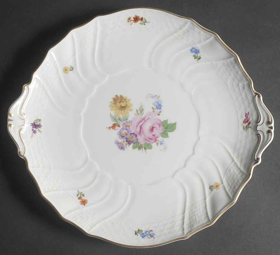 Moritzburg Handled Cake Plate by Hutschenreuther-1