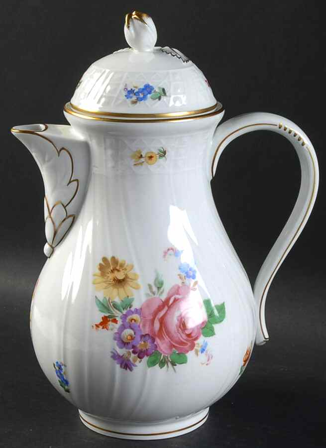 Moritzburg Coffee Pot & Lid by Hutschenreuther-1