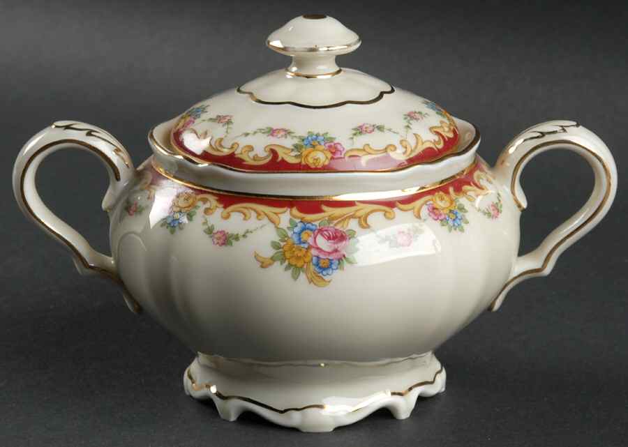 The Nanton Cream Sugar Bowl & Lid by Hutschenreuther-1