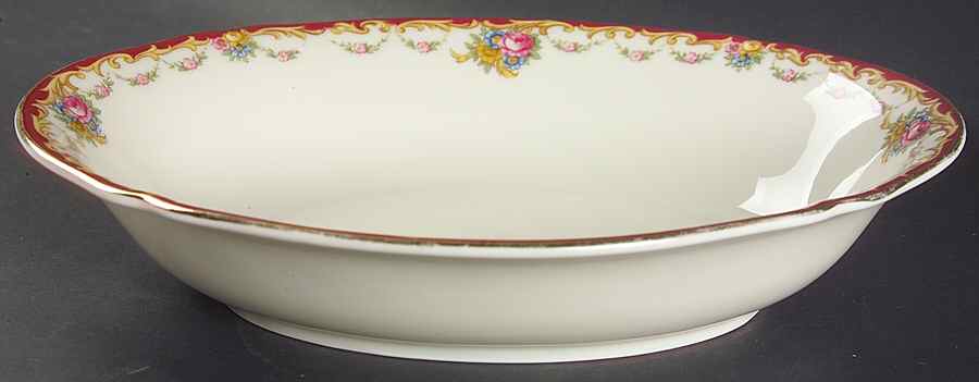 The Nanton Cream 10" Oval Vegetable Bowl by Hutschenreuther-1
