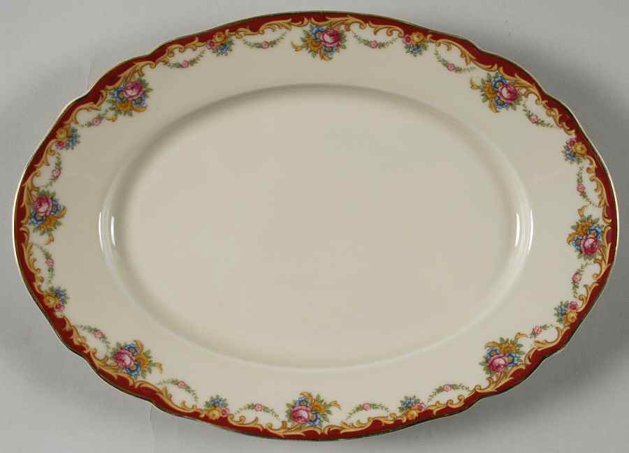 The Nanton Cream 12" Oval Serving Platter by Hutschenreuther-1