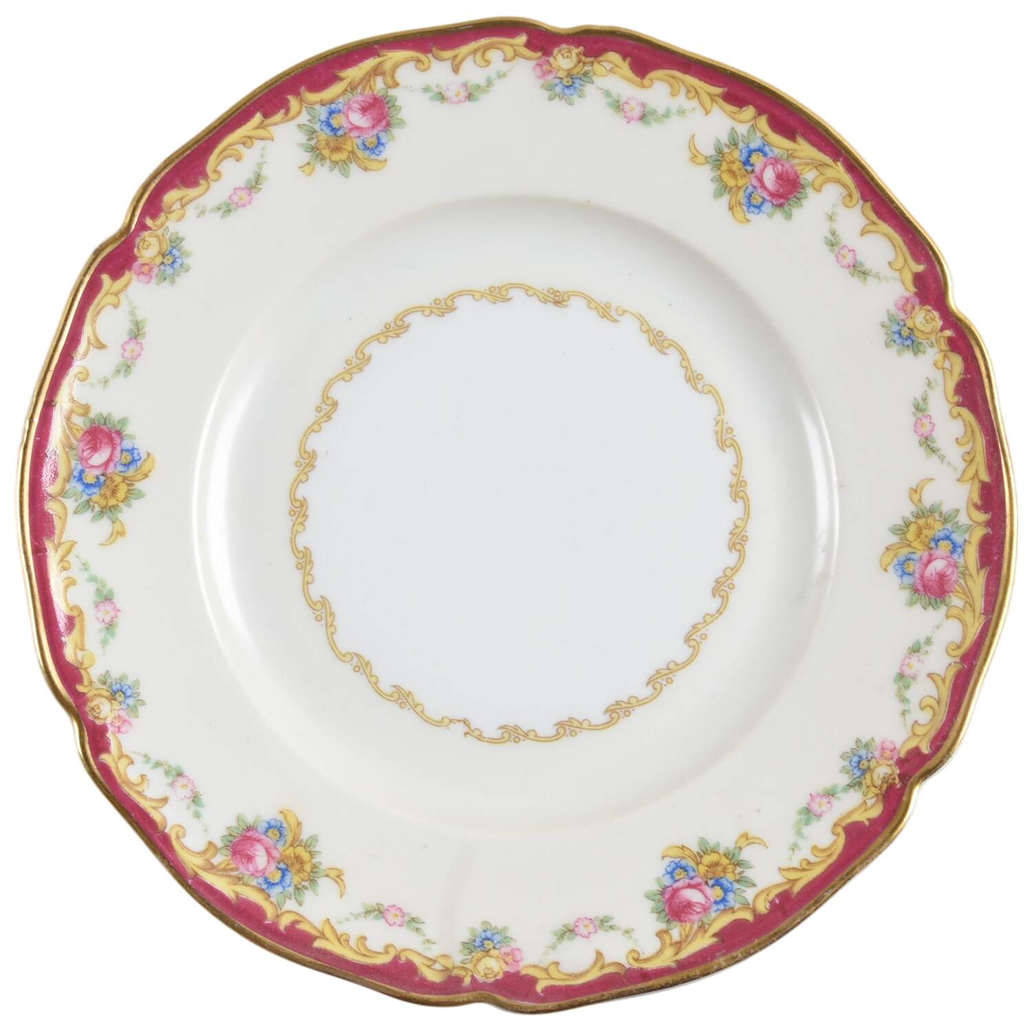 The Nanton White with Goldscroll Bread & Butter Plate by Hutschenreuther-1