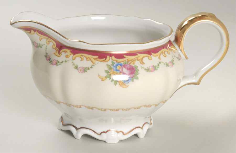 The Nanton White with Goldscroll Creamer by Hutschenreuther-1