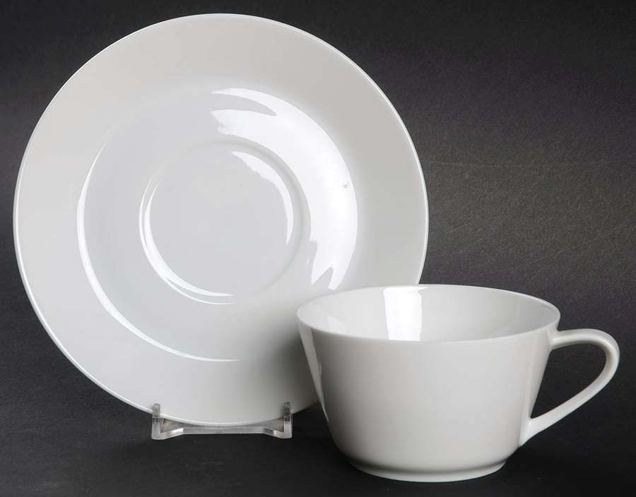 Noblesse Flat Cup & Saucer Set by Hutschenreuther-1