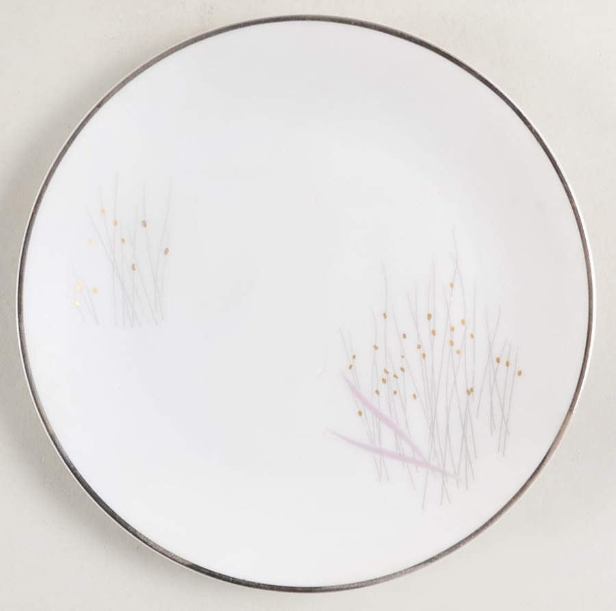 Norderney (Platinum Trim) Bread & Butter Plate by Hutschenreuther-1