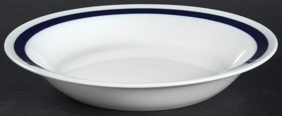 Novum Blue Rim Soup Bowl by Hutschenreuther-1