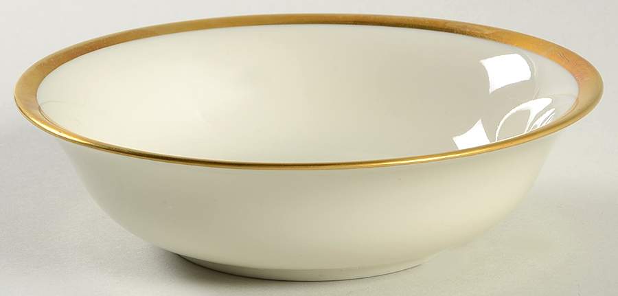 Olivia Gold Cream (Coupe) Coupe Cereal Bowl by Hutschenreuther-1