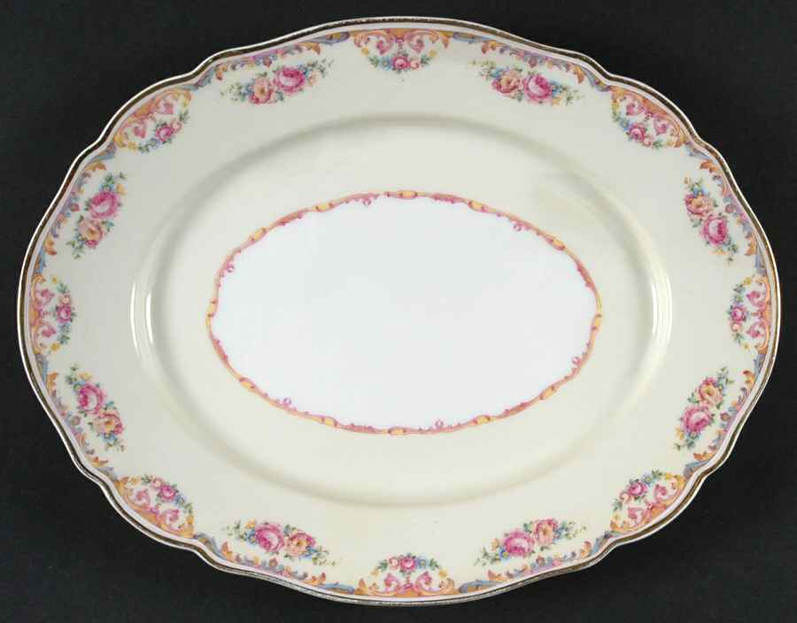 The Osborne 11" Oval Serving Platter by Hutschenreuther-1
